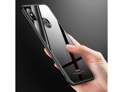 Tempered Glass Case pouzdro z tvrzeného skla Xiaomi Mi 8 SE bílé