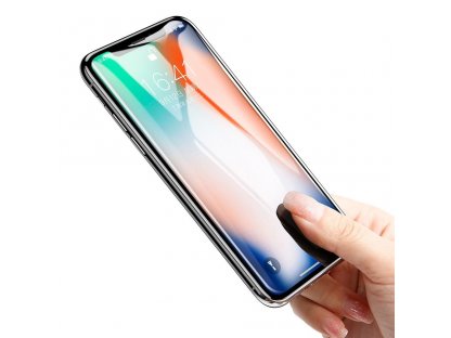 Tempered Glass Film tvrzené sklo 0,3 mm iPhone X / XS černé