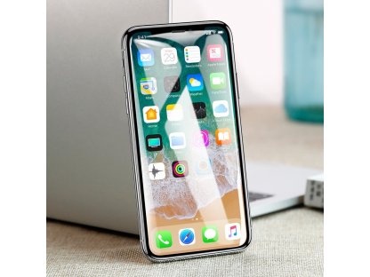 Tempered Glass Film tvrzené sklo 0,3 mm iPhone X / XS černé