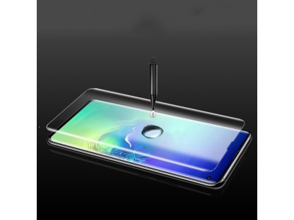 Tempered Glass UV tvrzené sklo UV 9H Samsung Galaxy Note 10 (in-display fingerprint sensor friendly) - sklo bez lepidla a LED lampy