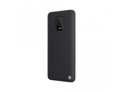 Textured Case odolné vyztužené pouzdro s gelovým rámem a nylonovými zády Xiaomi Redmi Note 9 Pro / Redmi Note 9S černé