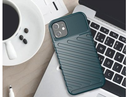 Thunder Case elastické pancéřové pouzdro iPhone 12 mini zelené