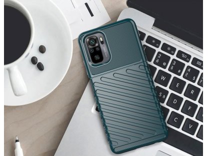 Thunder Case flexibilní pancéřový kryt pro Xiaomi Redmi Note 10 / Redmi Note 10S - černé