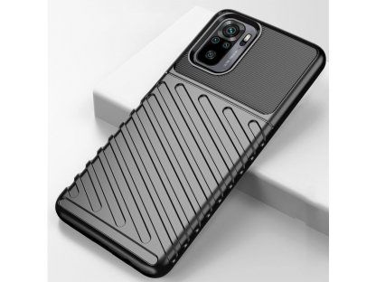 Thunder Case flexibilní pancéřový kryt pro Xiaomi Redmi Note 10 / Redmi Note 10S - černé