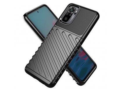 Thunder Case flexibilní pancéřový kryt pro Xiaomi Redmi Note 10 / Redmi Note 10S - černé