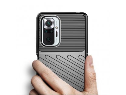 Thunder Case flexibilní pancéřový kryt Xiaomi Redmi Note 10 Pro černý