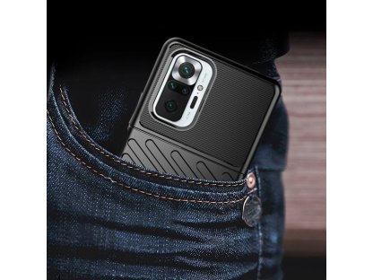 Thunder Case flexibilní pancéřový kryt Xiaomi Redmi Note 10 Pro černý