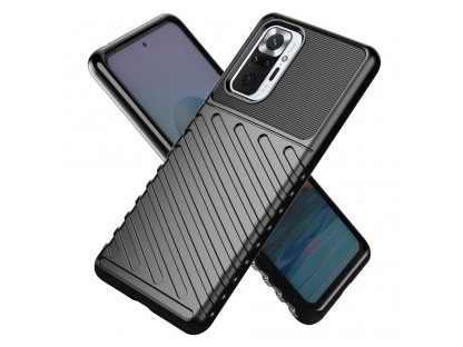 Thunder Case flexibilní pancéřový kryt Xiaomi Redmi Note 10 Pro černý