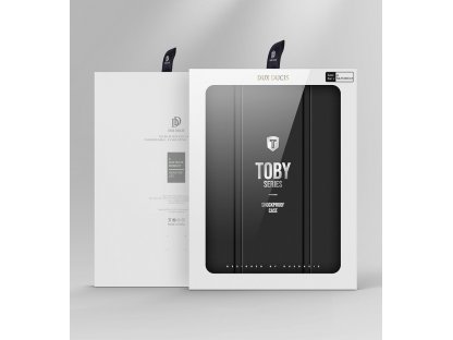 Toby pancéřované flipové pouzdro Smart Case pro Samsung Galaxy Tab A7 10,4'' 2020 s držákem stylusu černé