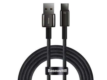 Tungsten datový kabel USB - USB-C kabel 66 W (11 V / 6 A) Quick Charge AFC FCP SCP 2 m černý (CATWJ-C01)