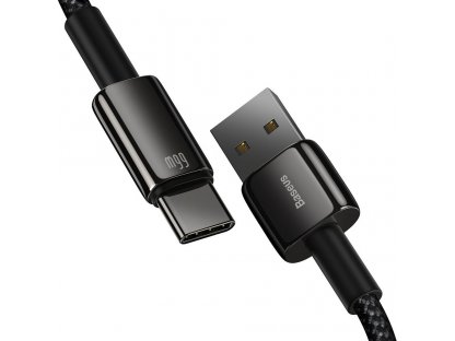 Tungsten datový kabel USB - USB-C kabel 66 W (11 V / 6 A) Quick Charge AFC FCP SCP 2 m černý (CATWJ-C01)