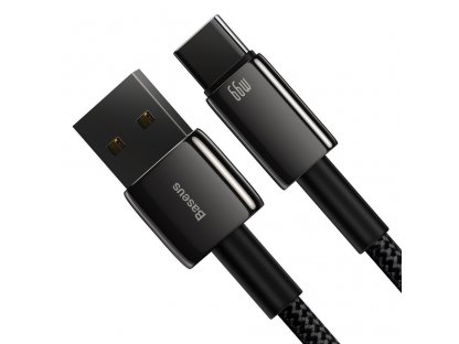 Tungsten datový kabel USB - USB-C kabel 66 W (11 V / 6 A) Quick Charge AFC FCP SCP 2 m černý (CATWJ-C01)