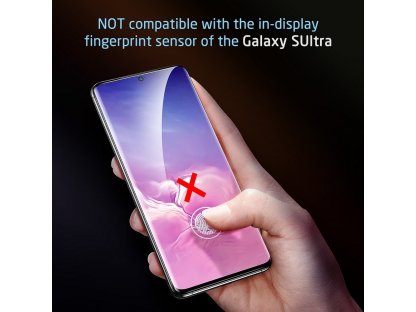 Tvrzené sklo 3D pro Samsung Galaxy S20 Ultra 2 ks černé