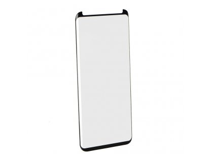 Tvrzené sklo 5D Full Glue - pro Samsung Galaxy S9 Plus (vhodné do pouzdra), černé