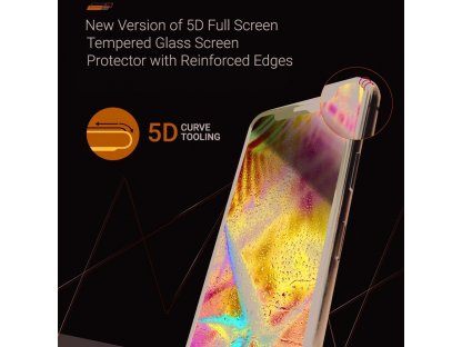 Tvrzené sklo 5D Roar Glass iPhone 6G / 6S Plus černé