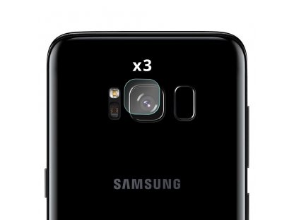 Tvrzené sklo 9H na zadní kameru Samsung Galaxy S8 G950 3 kusy