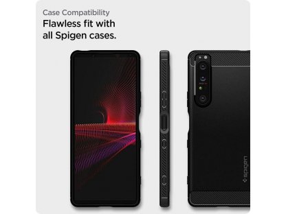 TVRZENÉ SKLO ALM GLASS FC pro SONY XPERIA 1 III - černé