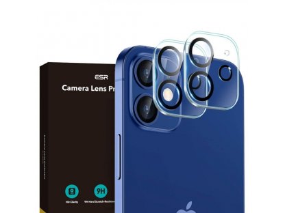 TVRZENÉ SKLO ESR ČOČKA FOTOAPARÁTU 2-PACK IPHONE 12 ČIRÉ