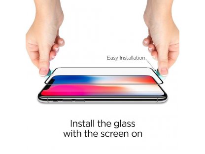 Tvrzené sklo Glass FC iPhone X/XS černé