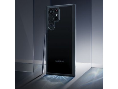 Ultra Hybridní zadní kryt pro Samsung Galaxy S22 ULTRA matné černé