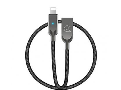 USAMS SJ154 Datový Kabel Lightning Power OFF U-Sun Black (EU Blister)