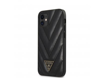 V Quilted Pouzdro pro iPhone 12 mini černé