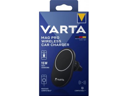Bezdrátová nabíječka do auta Varta MagPro Wireless