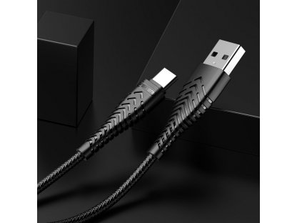 VEGER cable USB to Type C 2,4A 2,0 v104 V104 1,2m black