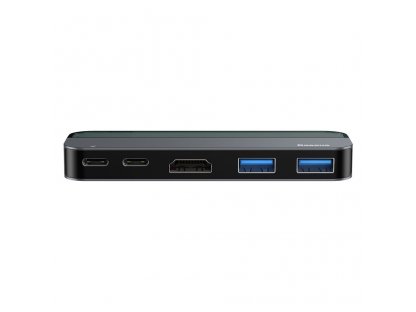 Vícefunkční HUB USB Typ C na USB Typ C PD (60W in) / USB Typ C (15W out) / HDMI 4K / 2x USB 3.0 šedý (CAHUB-TD0G)