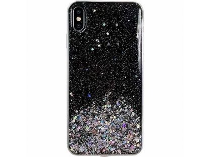 Wozinsky Star Glitter třpytivý kryt na iPhone XR černý