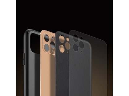 Yolo elegantní pouzdro z eko kůže iPhone 11 Pro černé