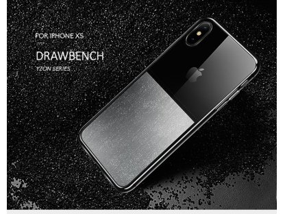 Yzon TPU Zadní Kryt transparentní Drawbench pro iPhone X/XS