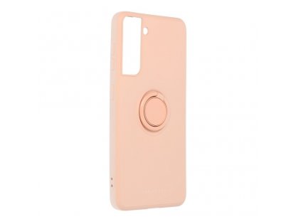 Zadní kryt Amber s kroužkem pro Samsung Galaxy A73 5G růžový
