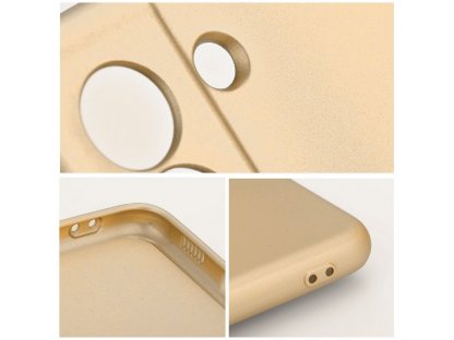 Zadní kryt METALLIC pro iPhone 12 / 12 PRO zlatý