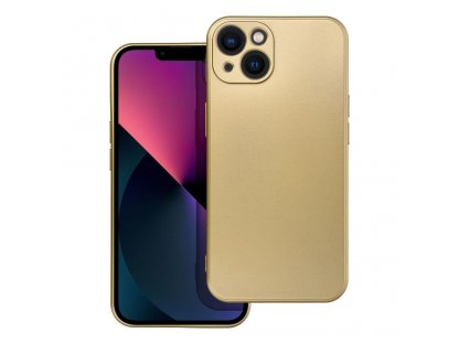 Zadní kryt METALLIC pro iPhone 13 zlatý