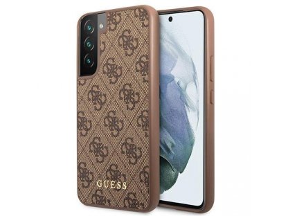 Zadní kryt na Samsung Galaxy S22 S901 hnědá 4G Metal Gold Logo