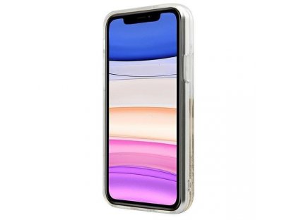 Zadní kryt pro iPhone 11 6,1" zlatý Liquid Glitter Choupette Fun