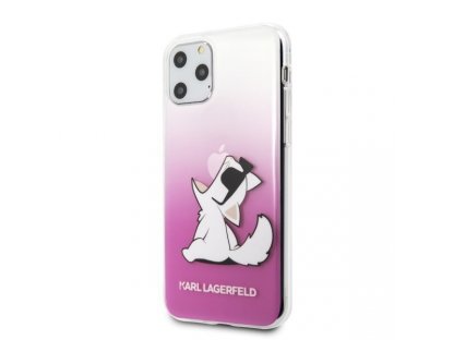 Zadní kryt pro iPhone 11 Pro růžové Choupette Fun KLHCN58CFNRCPI