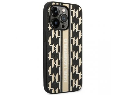 Zadní kryt pro iPhone 14 Pro 6,1" hnědý Monogram Stripe