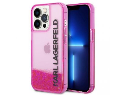 Zadní kryt pro iPhone 14 Pro Max 6,7" růžový Liquid Glitter Elong