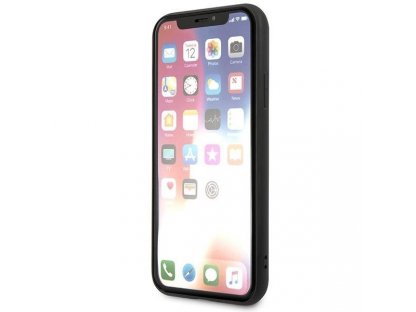 Zadní kryt pro iPhone X/XS černý Saffiano Karl&Choupette Head