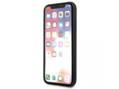 Zadní kryt pro iPhone XS Max černý Saffiano Karl&Choupette Head