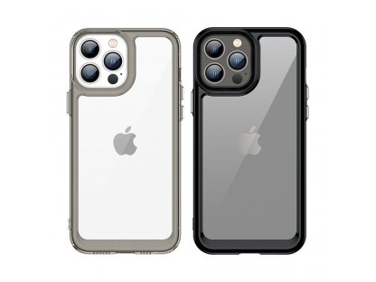 Zadní kryt s gelovým rámečkem pro iPhone 12 Pro červený