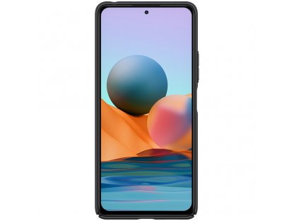 Zadní kryt s krytkou kamery CAMSHIELD pro XIAOMI REDMI NOTE 10 PRO ČERNÝ