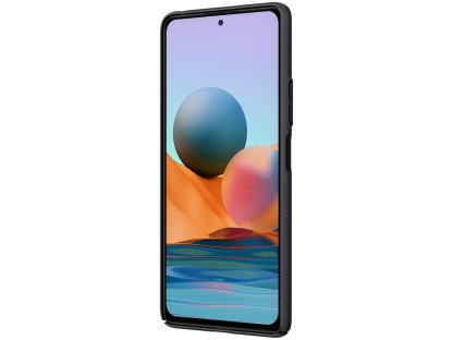 Zadní kryt s krytkou kamery CAMSHIELD pro XIAOMI REDMI NOTE 10 PRO ČERNÝ