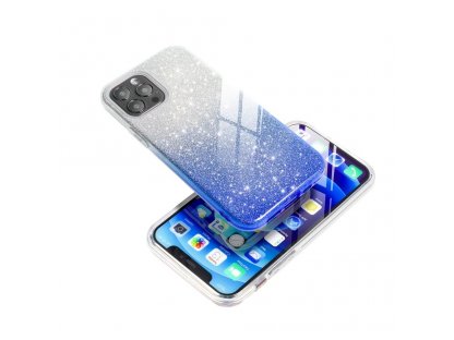 Zadní kryt SHINING pro SAMSUNG Galaxy A13 transparentní/modrý