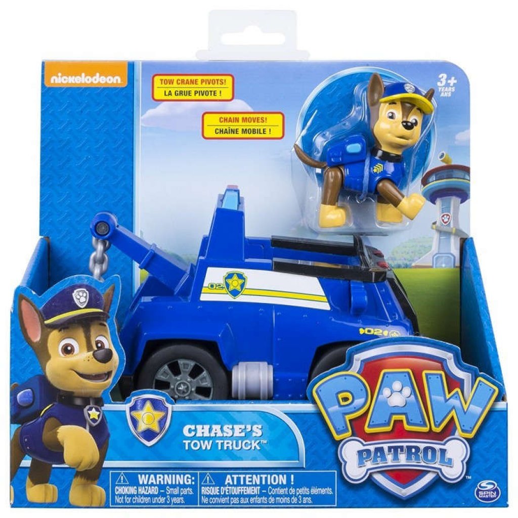 Chase tow truck Psí PAW patrola - figurka a odtahové auto