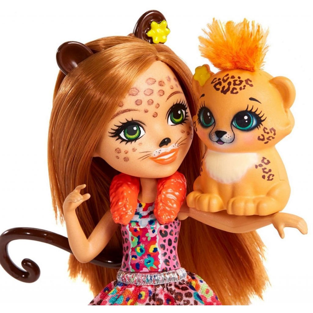 ENCHANTIMALS panenka a zvířátko Cherish Cheetah