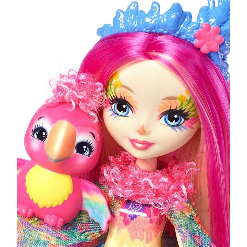 ENCHANTIMALS panenka a zvířátko Peeki Parrot