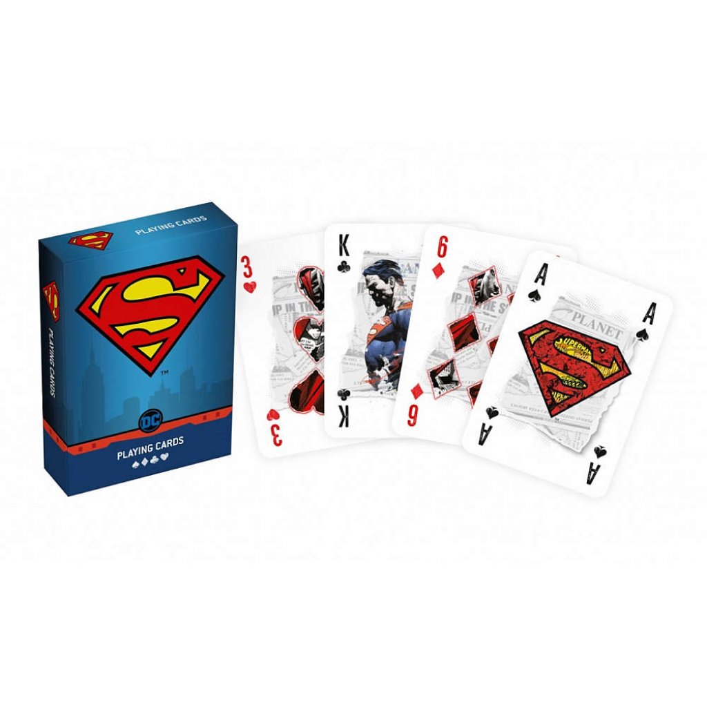 Hrací karty 17704 Superman